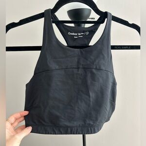 Outdoor voices tech sweat crop top